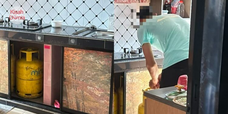 Suami Keluar Bekerja, Isteri Terperanjat Penghantar Tong Gas Tunjukkan ‘Mr P’
