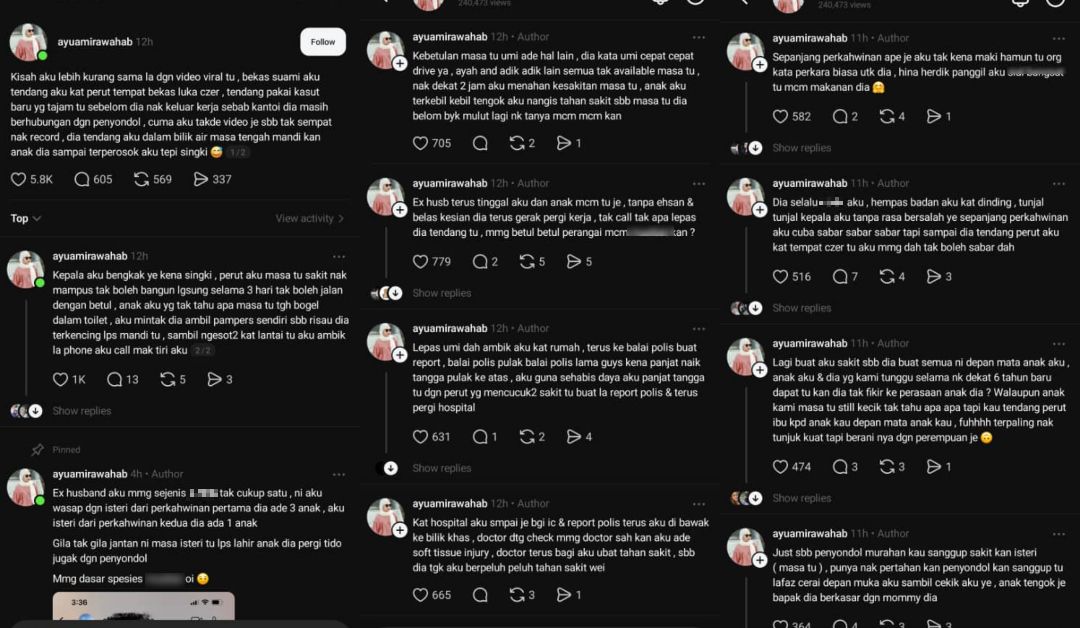 Kesan Czer Dikasari Suami, Isteri Selesai Mandikan Anak Ngesot Keluar Bilik Air