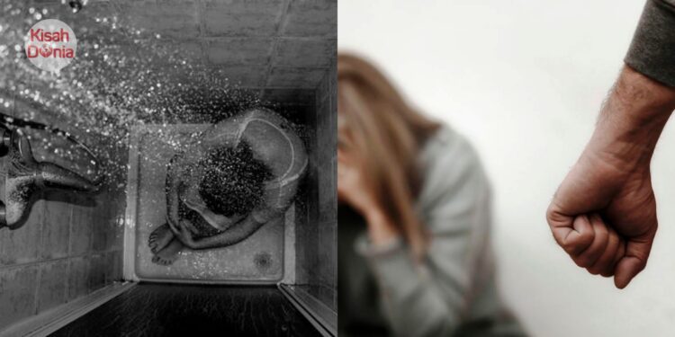 Kesan Czer Dikasari Suami, Isteri Selesai Mandikan Anak Ngesot Keluar Bilik Air