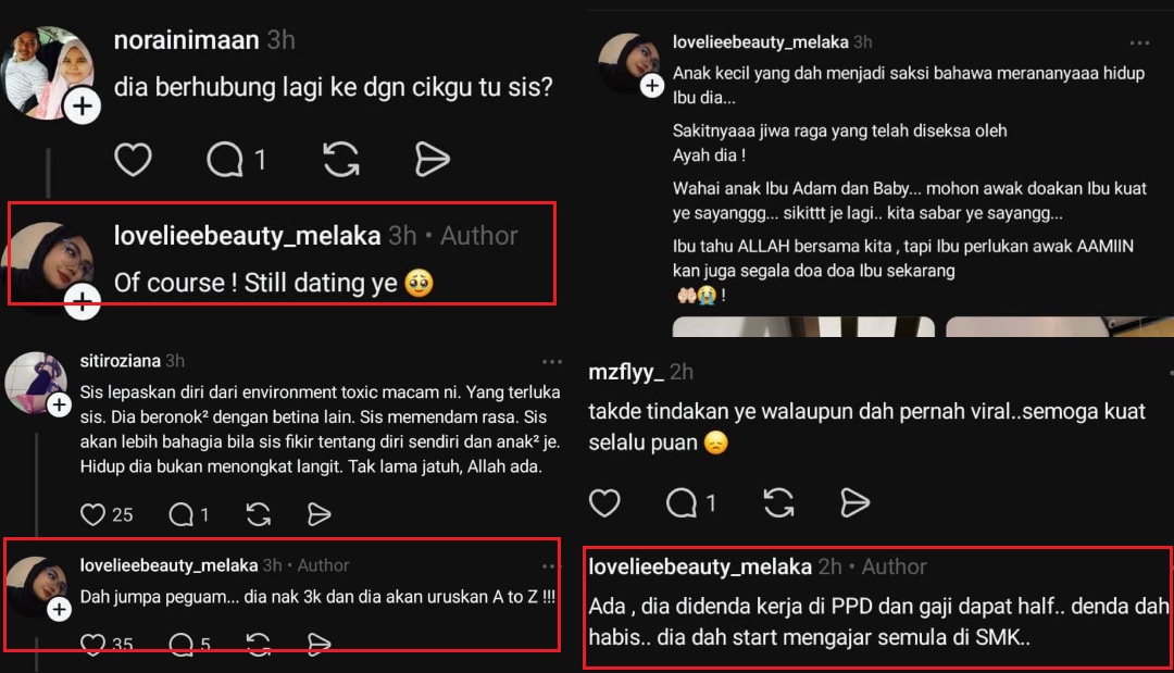 Abang Wiring & Cikgu F Rupanya Masih Berhubungan, Isteri Dedah Location Ditutup