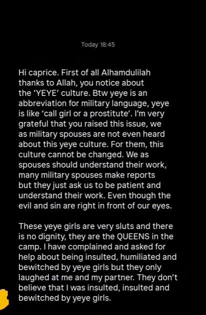 Budaya YEYE Dalam ATM, Pegawai Atasan Buat Parti Liar, Ketuk Duit Askar Bawahan