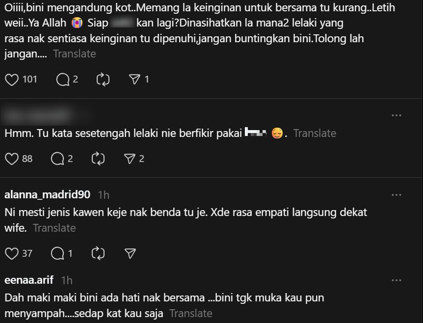 “Dia Kata Susah Mandi, Cangkung” – Suami Talak Isteri Hamil Tolak Ajakan Bersama