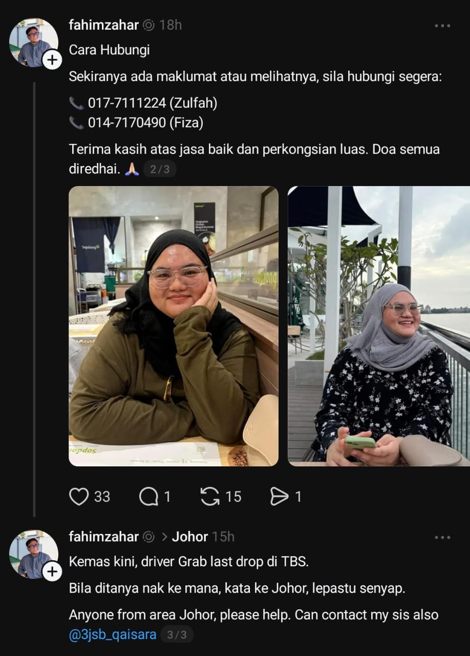 Pelajar Menghilang, Keluar Group WS Keluarga, Turun TBS Namun Tidak Beli Tiket