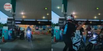 Bawa Honda Tapi Cuci Kereta Di Pam Minyak, Pemandu Ini Jadi Bahan Lawak Netizen