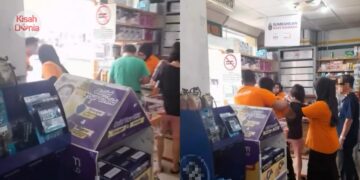 Wanita Panik Tersilap Masuk Gear, Kereta Hampir Terjatuh Dari Tingkat 2