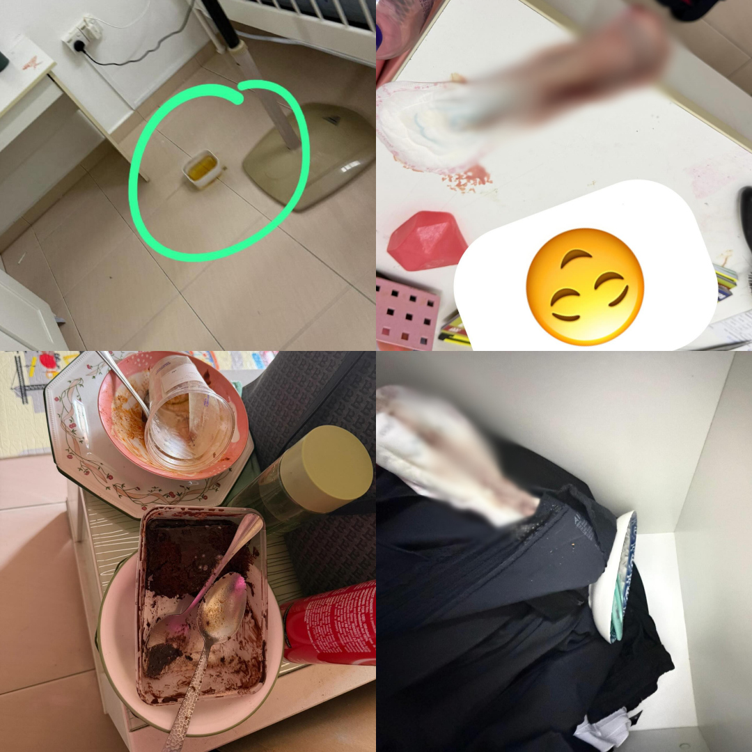 Perangai Housemate Cantik, Pad Kotor Tampal Atas Meja, Kencing Dalam Mangkuk