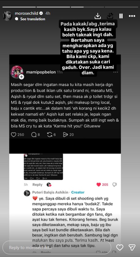 “Bila Dah Besar, Ingatkan Dah Berubah, Sambung Malukan Ibu Saya Pula” – AQISH