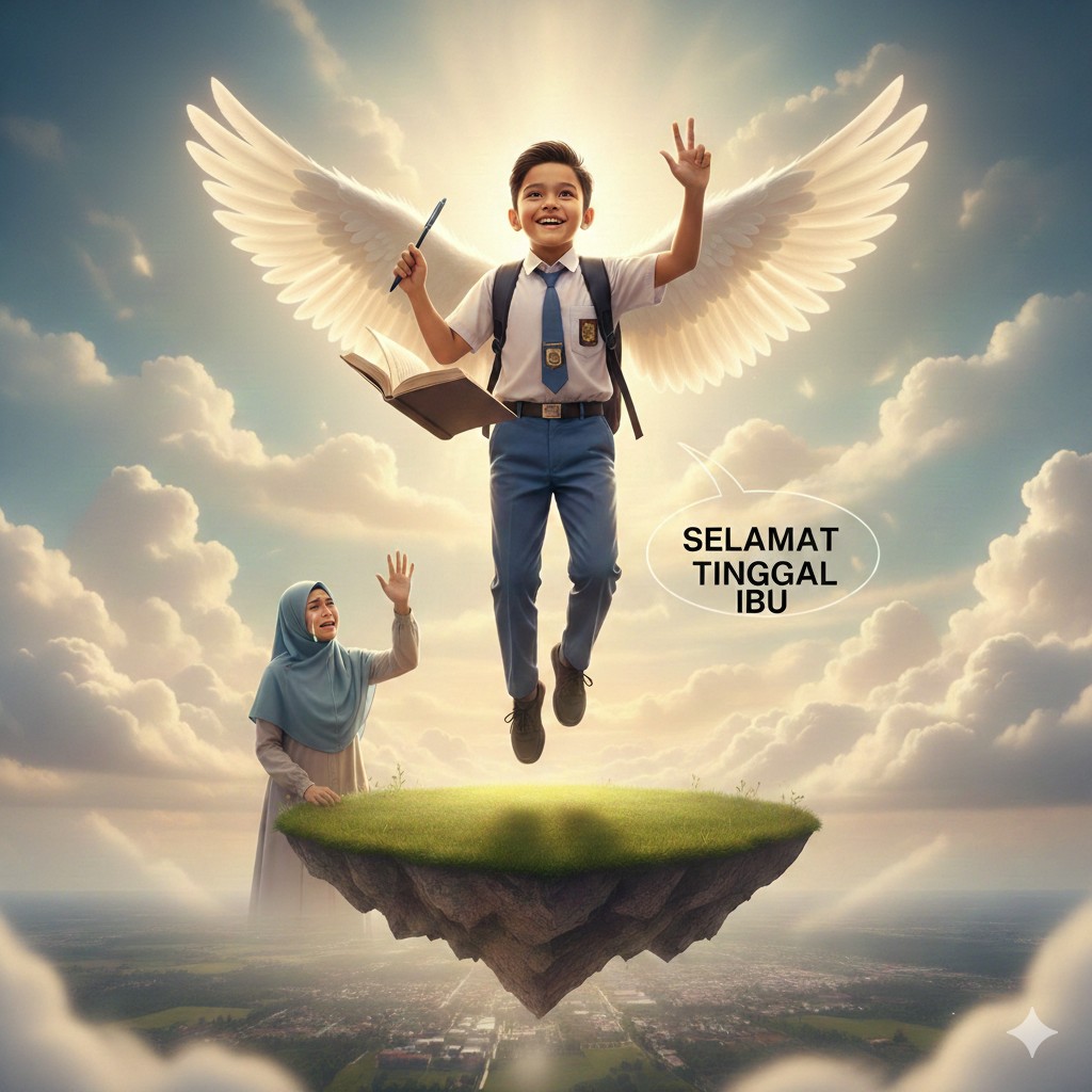 Ibu Tak Mampu Belikan Pen & Buku Pelajaran, Murid 10 Tahun PiIih Pergi SeIamanya