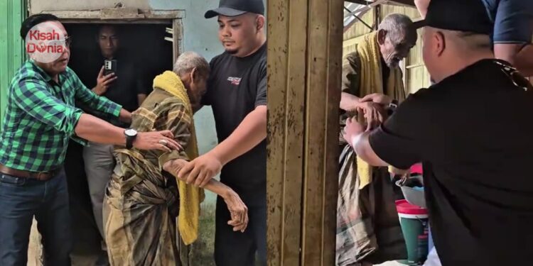 Anak Kurung Bapa Uzur Dalam Bilik Penuh Sampah, Hanya Berlantaikan Tanah