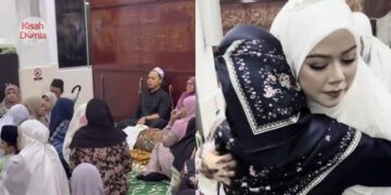 Pengantin Tabah Teruskan Akad Nikah, Allahyarhamah Ibu Dalam Ruang Masjid Sama