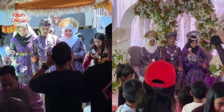 Baru Berusia 20-an, Suami Bawa 2 Isteri Bersanding Serentak Di Pelaminan