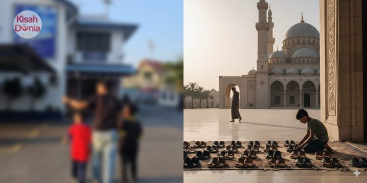 Bapa Solat Berjemaah, Anak Susun Selipar Diminta Teman Ke Tandas, Seluar Dilucut