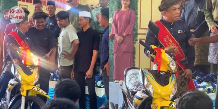 ‘Budak’ Kelas Belakang Hadiahkan Guru Pencen Motosikal Baru-“Benci Tanda Sayang”
