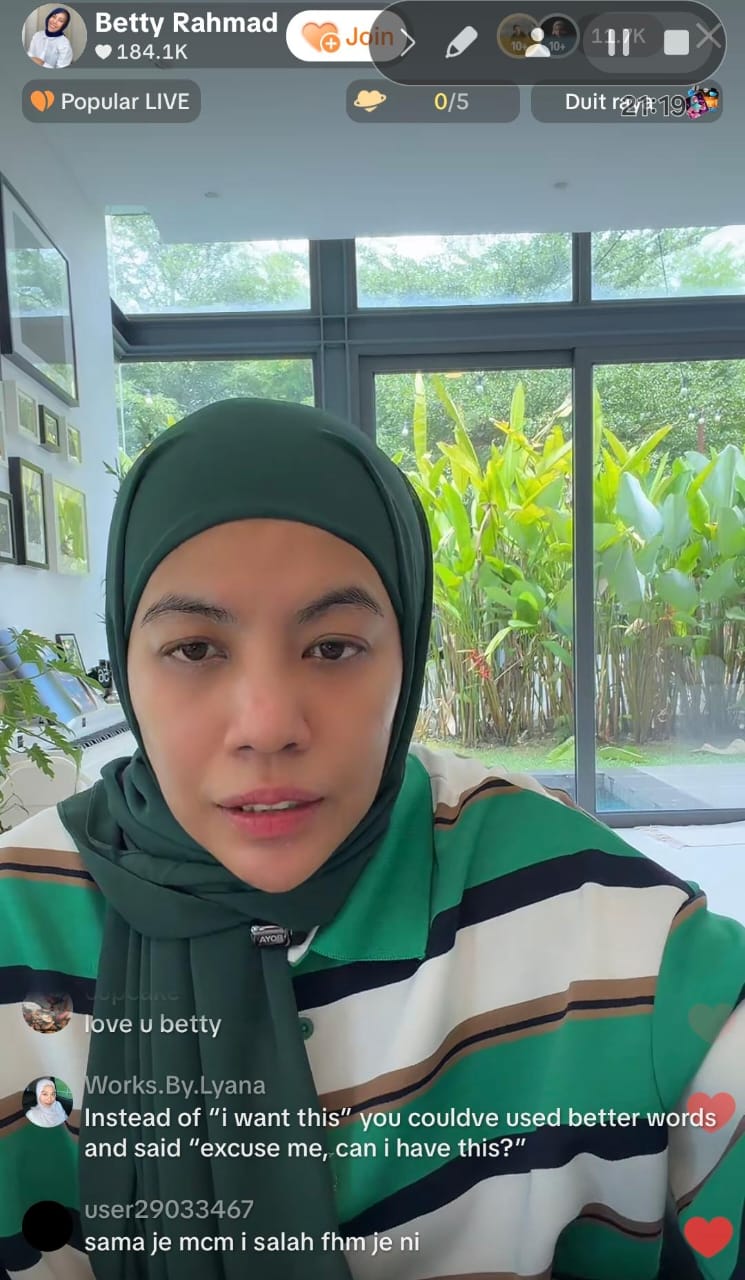 Betty Rahmad Cerita Kejadian Sebenar Isu Pekik “I Want This” Di Booth Singapura