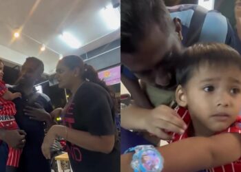 Anak Demam Panas Kerana Rindu, Pengasuh ‘Amma Appa’ Naik Motor Redah Hujan Lebat