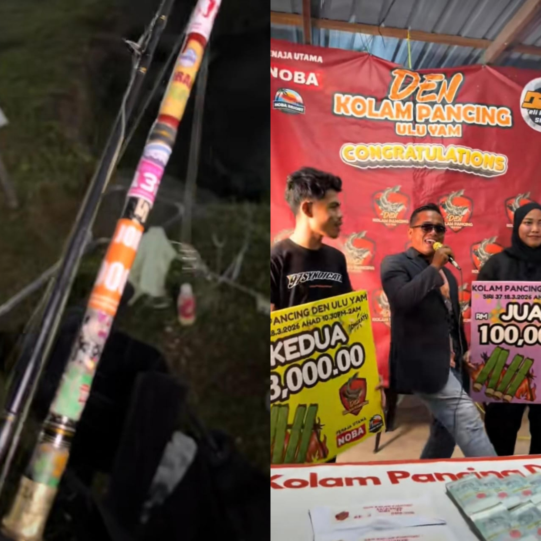 Rezeki Menjelang Syawal, Wanita Menang RM100,000 Dalam Pertandingan Mancing Keli
