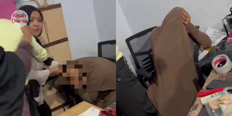 Isteri Terjah Syarikat Kourier, Suami Curang Dengan Rakan Sekerja Berpurdah