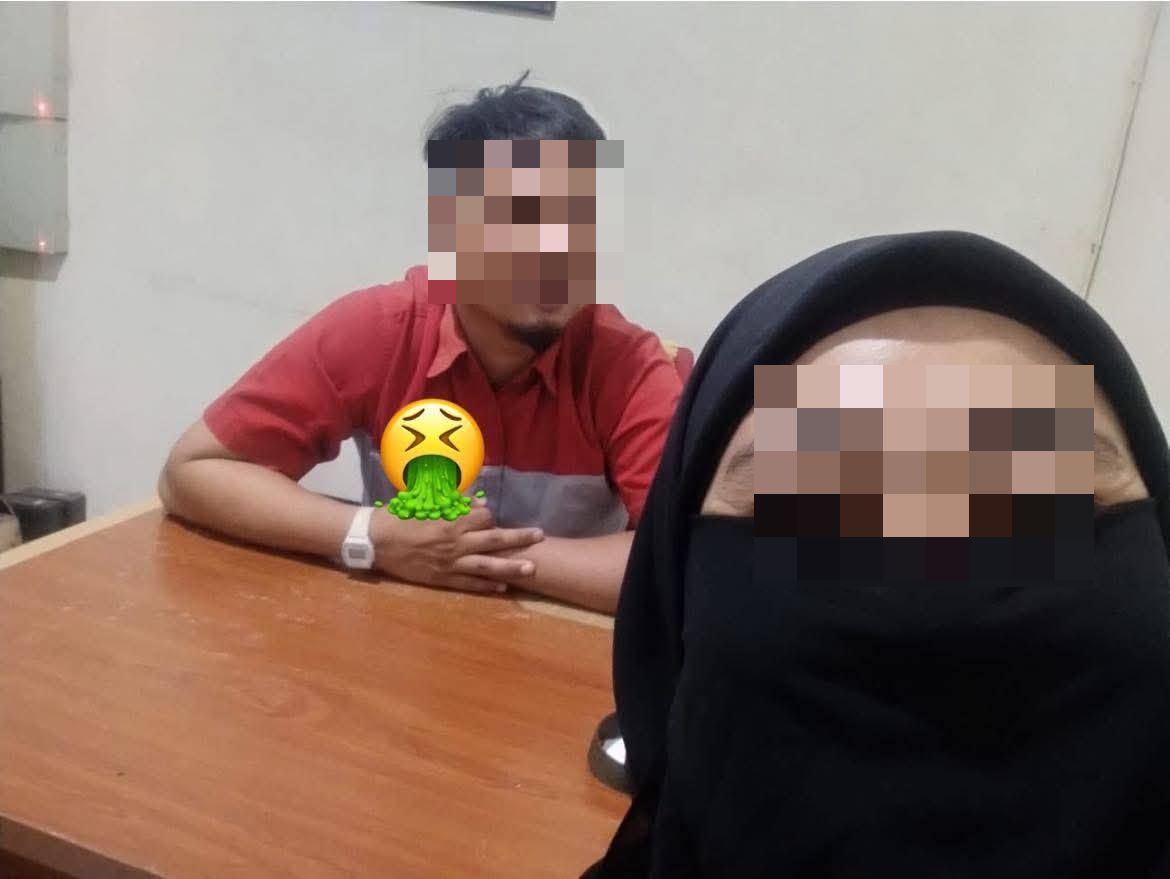 Isteri Terjah Syarikat Kourier, Suami Curang Dengan Rakan Sekerja Berpurdah
