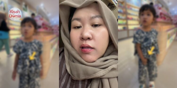 Ibu Berbelanja Di Kedai Makeup, Anak Perempuan Dicubit “Bawah” Oleh Budak Lelaki