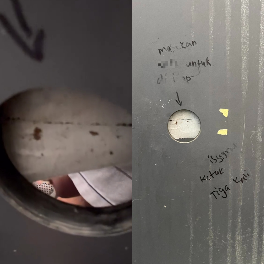 Lelaki Dihendap Melalui Lubang Saat Buang Hajat – “Semua Pintu Dia Kunci”