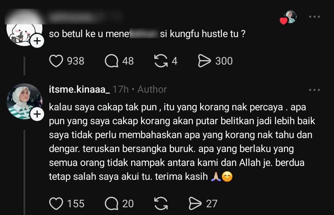 Dicekup Dengan Ex, Isteri Minta Maaf Pada Suami “Saya Doa Dia Jumpa Wanita Baik”