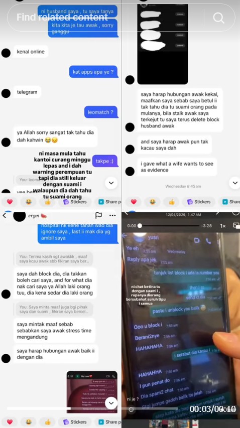 Isteri Terjah Suami & Pelajar U Dalam Mall, Malamnya Sambung Keluar Makan Berdua