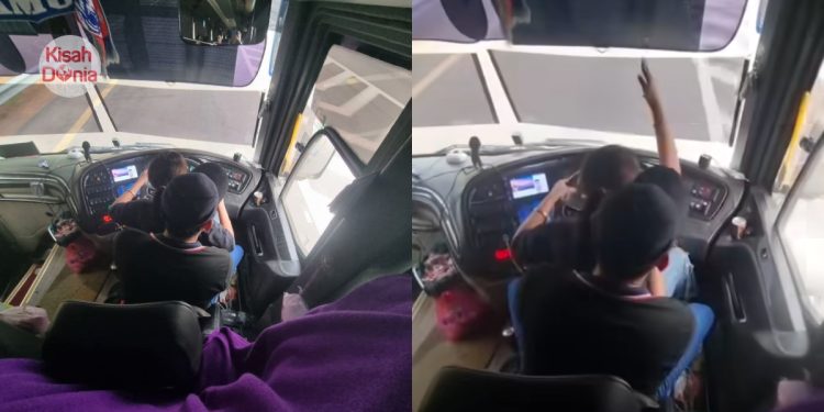 Pemandu Bas Pangku Wanita Rupanya “Suami Orang”, Dibuang Kerja & Disiasat JPJ