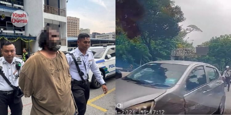 Setelah Dikejar Sekitar Kuala Lumpur, Polis Hidap Skizofrenia Berjaya Ditahan