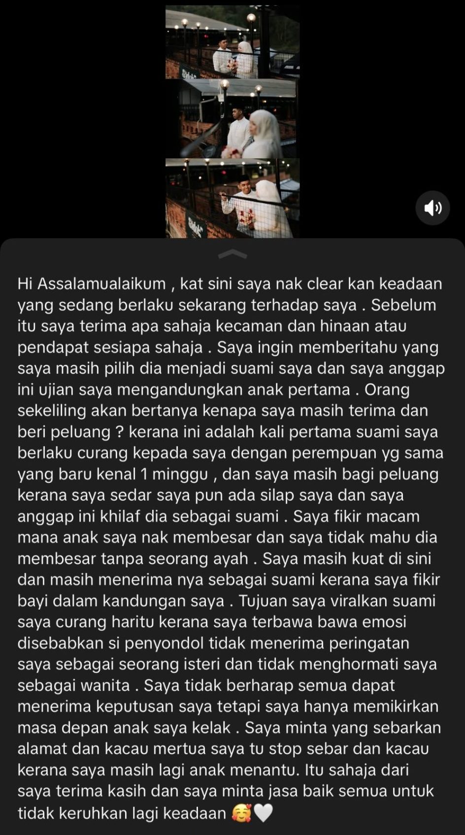 Isteri Hamil Pilih Maafkan Suami-“Saya Anggap Ini Ujian Mengandung Anak Pertama”