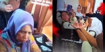 Tak Perasan Kamera, Polis & Guru Berstatus Isteri Orang ‘Kantoi’ Di Bilik Darjah