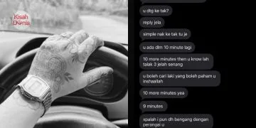 “Kalau Tak Tutup Pintu Kereta Dalam 10 Saat, Jatuh Talak..Suami Kira Sampai 10”