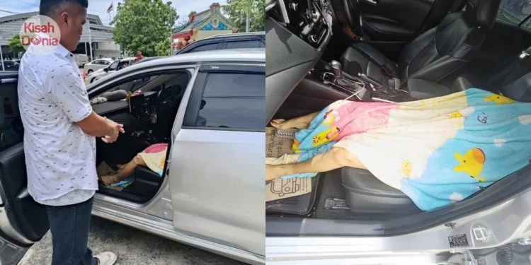 Lelaki Bawa Tubuh Kaku Teman Wanita, Memandu Tanpa Arah Sebelum Ke Balai Polis