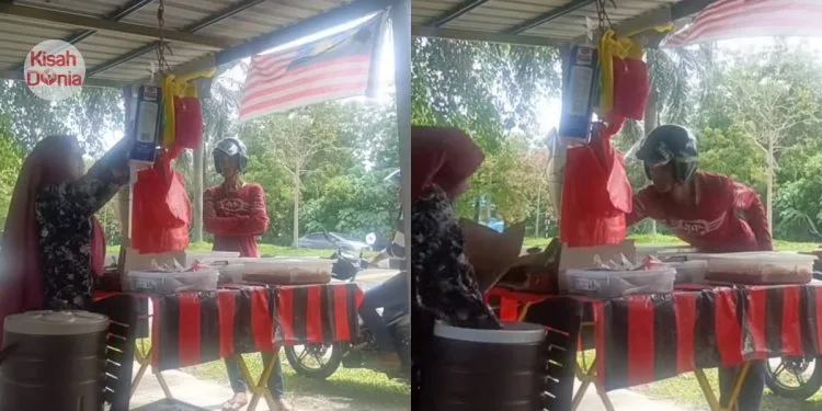 Aksi 2 Lelaki Terakam ‘Live’, Pura-Pura Beli Makanan Sebelum Rembat Bekas Duit