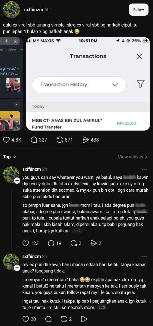Bekas Atlet Renang Paralimpik Hanya Bagi RM25 Untuk Nafkah Anak