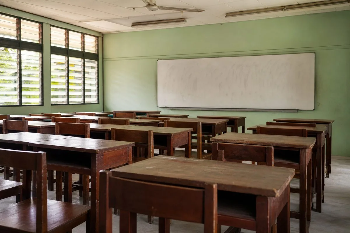 Bilik darjah kosong di sekolah