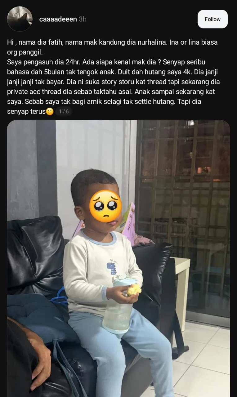 Ibu Kandung Reka Cerita Meninggal Dunia, 5 Bulan Tinggal Anak Pada Pengasuh