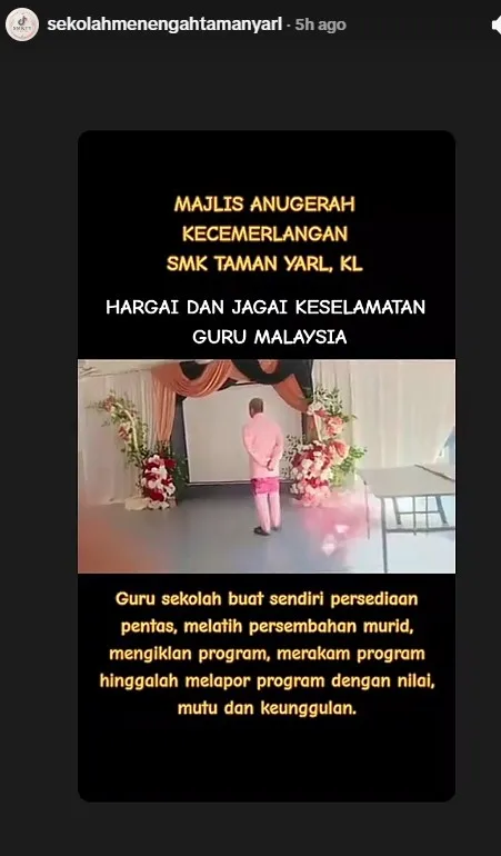 Isu Dengan SMK Taman Yarl : Ibu Pelajar Buat Laporan Polis, Lindungi Keselamatan
