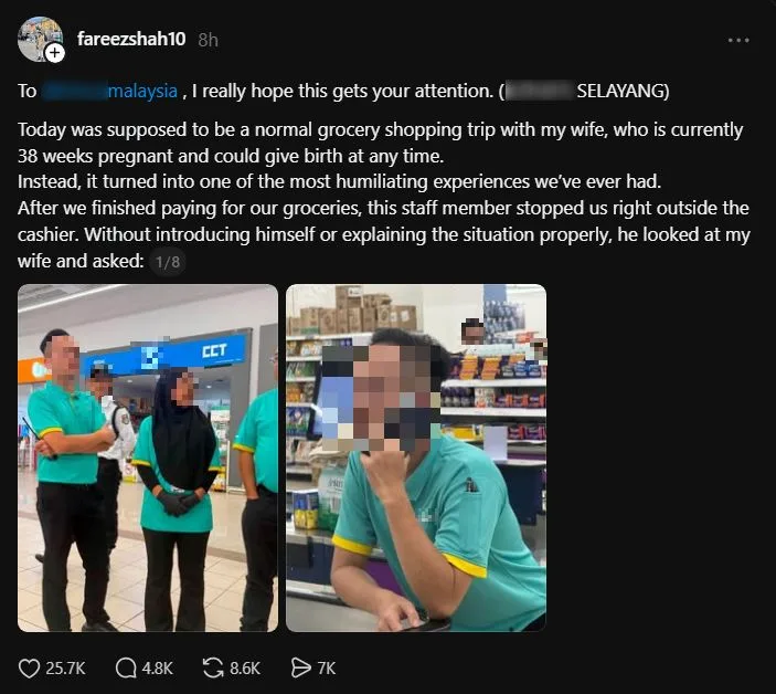 “Simpan Apa Dalam Perut?”-Suami Kesal Isteri Hamil 38 Minggu Dituduh Curi Barang