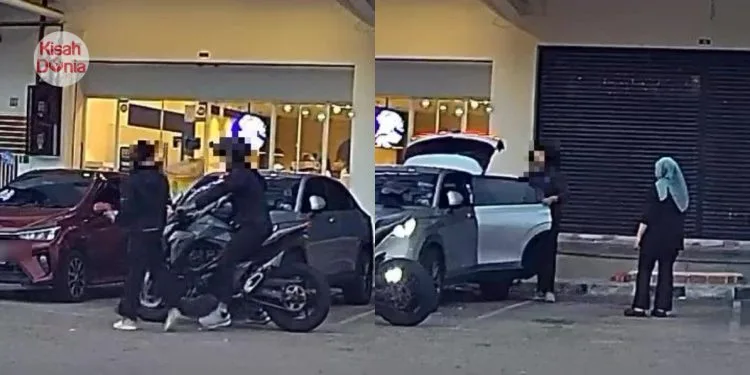 Bomba Gred 29 & Peguam Curang, Naik Motor Berdua, Isteri Ternampak Depan Kafe