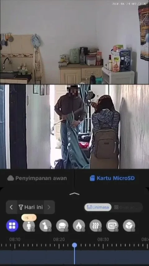 Suami Kasari Isteri Sambil Gendong Bayi, Ikut Tersembam Ke Lantai