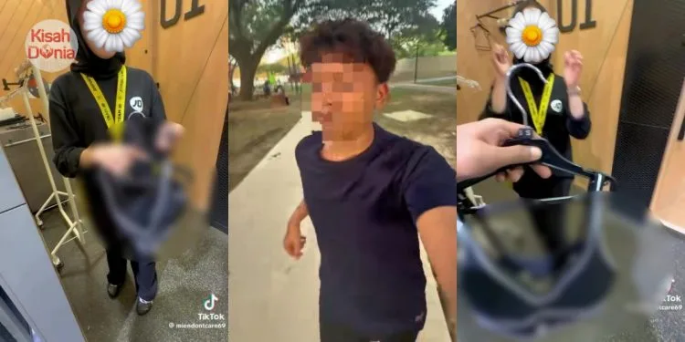 Lelaki Buat Konten Mahu Cuba Sports Bra Hingga Staf Kedai Sukan Kurang Selesa