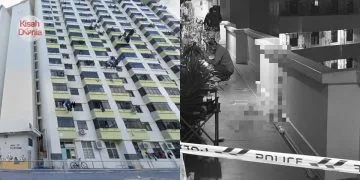 Pertengkaran Jiran, Lelaki Terbaring Di Aras 16, Kesan Tapak Kaki Merah Ditemui