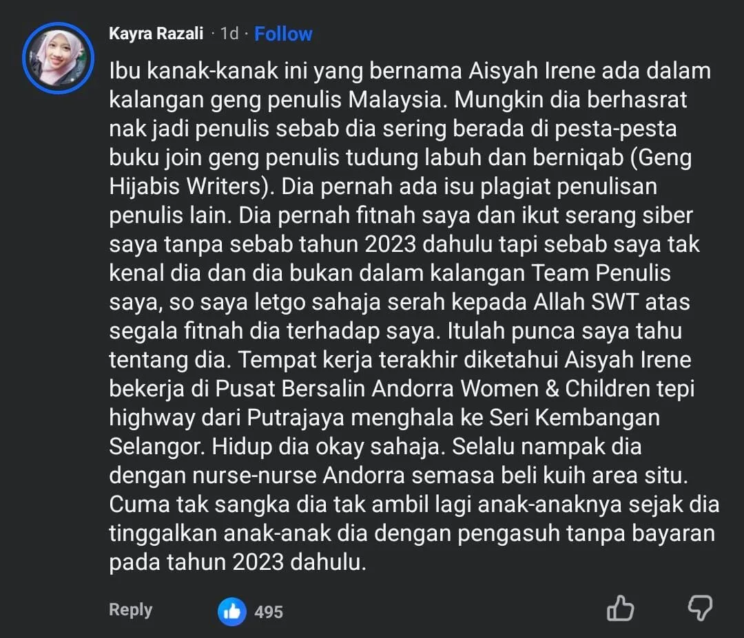 Tinggal Anak Pada Pengasuh Dari 2023, Ibu Kandung Hidup Normal, Hadir Pesta Buku
