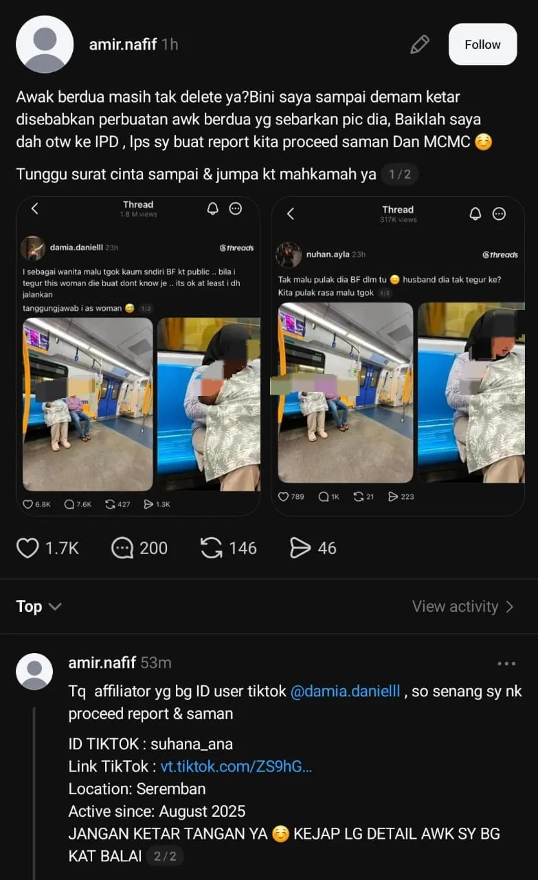 Wanita Demam Ketar Lepas Gambar Breastfeeding Disebarkan, Suami Bakal Fail Saman