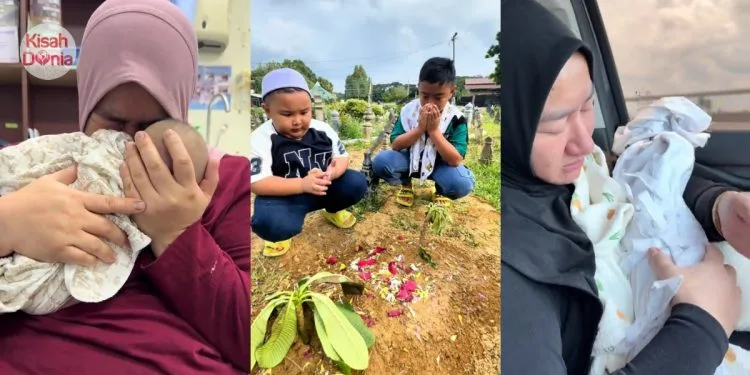 Bayi 49 Hari Tersedak Susu, Tangisan Ibu Ratapi Pemergian Zuriat Tersayang