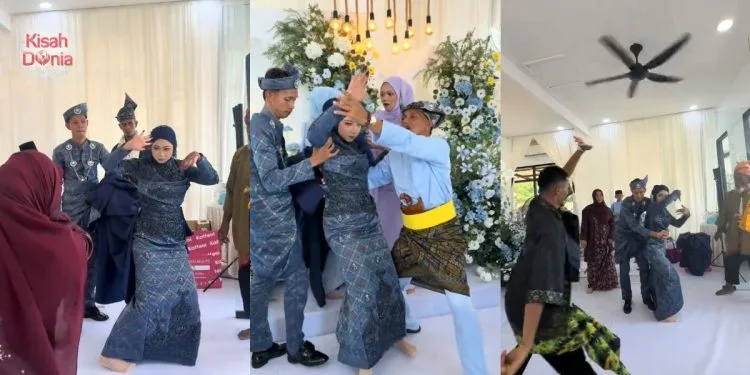 “Dia Nampak 7 Puteri Siam Berbaju Kuning”-Pengantin Naik Sheikh Ikut Bersilat