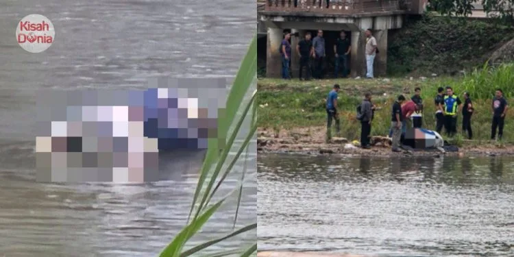 Tersangkut Air Surut Sungai Perak, Beg Baju Rupanya Berisi Tubuh Wanita Membusuk
