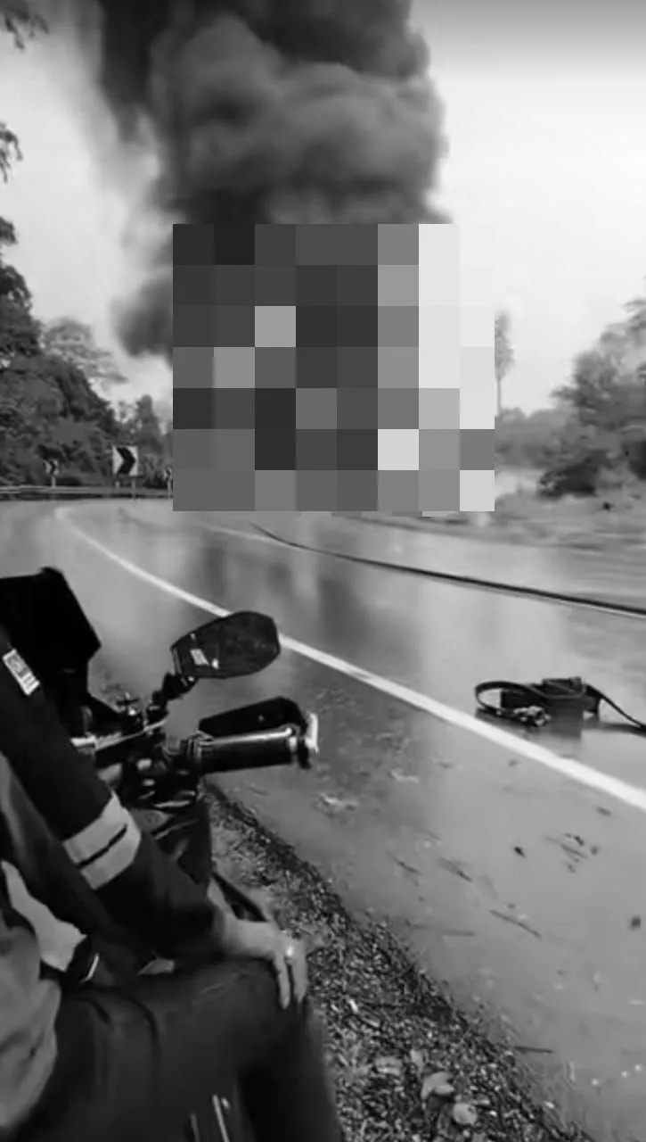 Nahas Lori Tangki Hempap Bezza : Tulang & Cebisan Tubuh Dikeluarkan Satu Persatu
